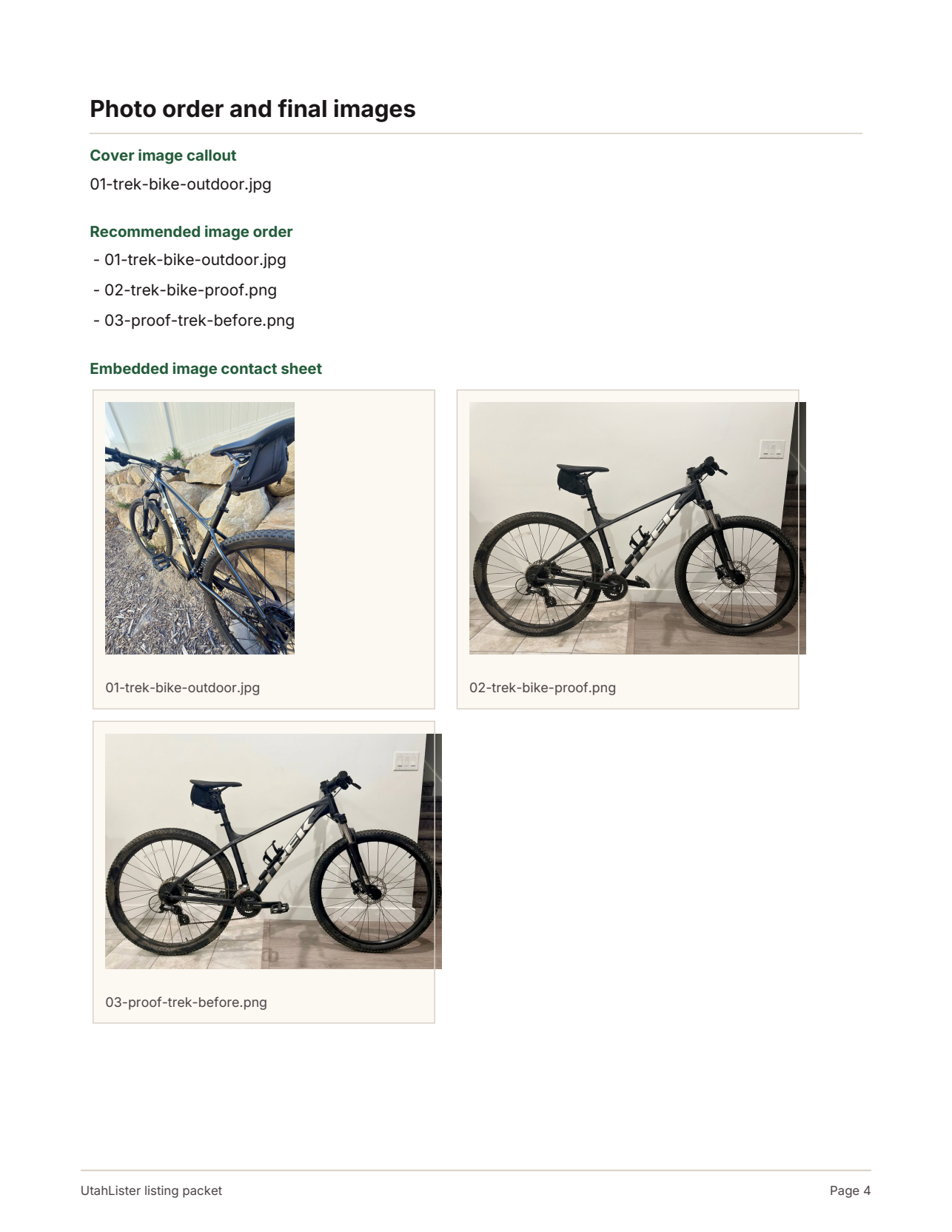 Listing Package Page 4